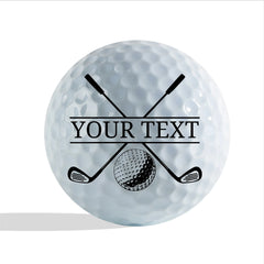 Slandase Customization Your Text Golf Ball Stamp Set
