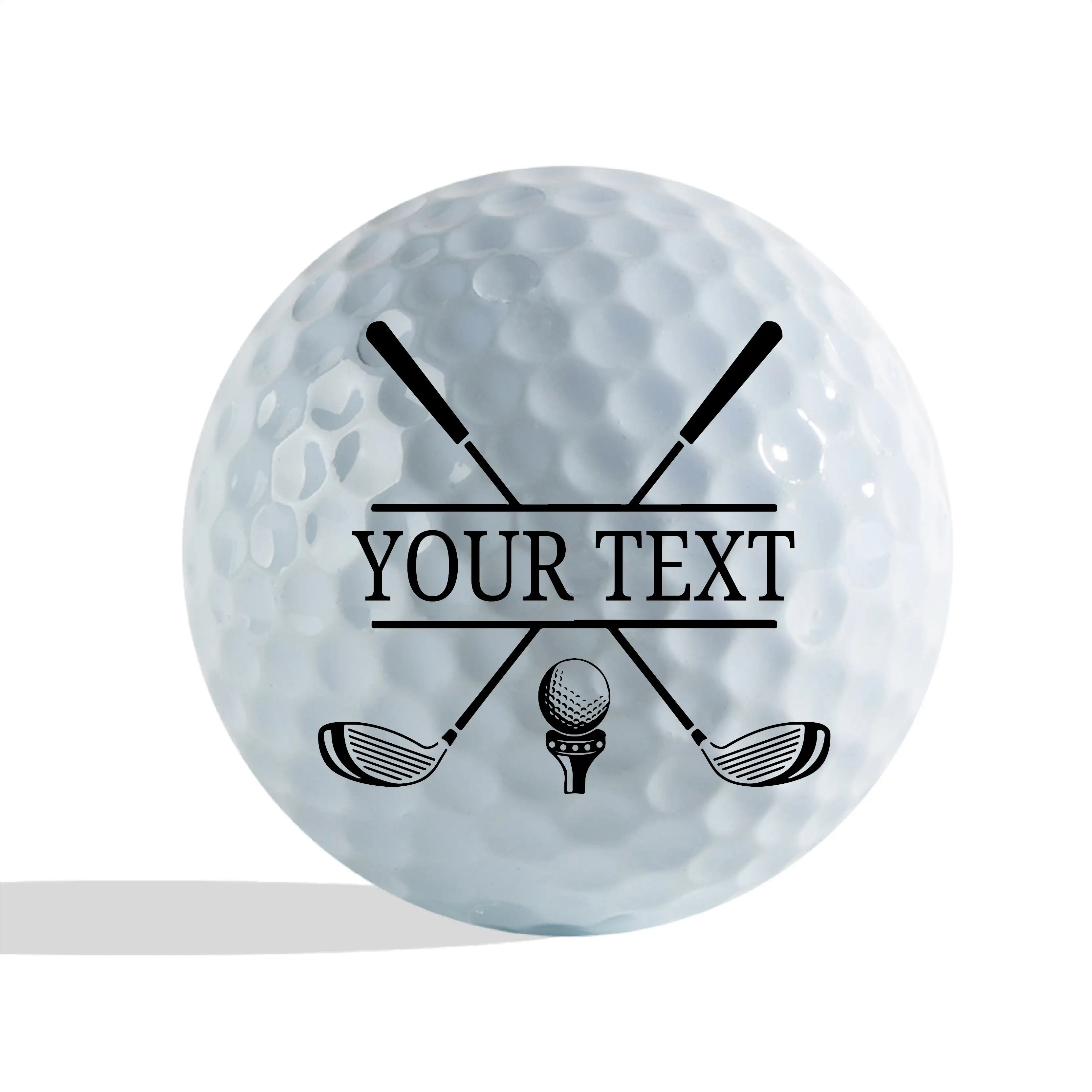 Slandase Personalized Golf Ball Stamp Set