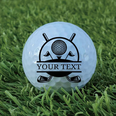Slandase Customized with Name Golf Ball Stamp Set