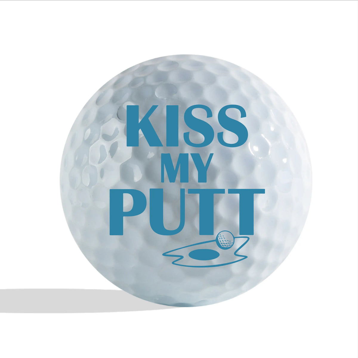 Slandase Kiss My Putt Golf Ball Stamp