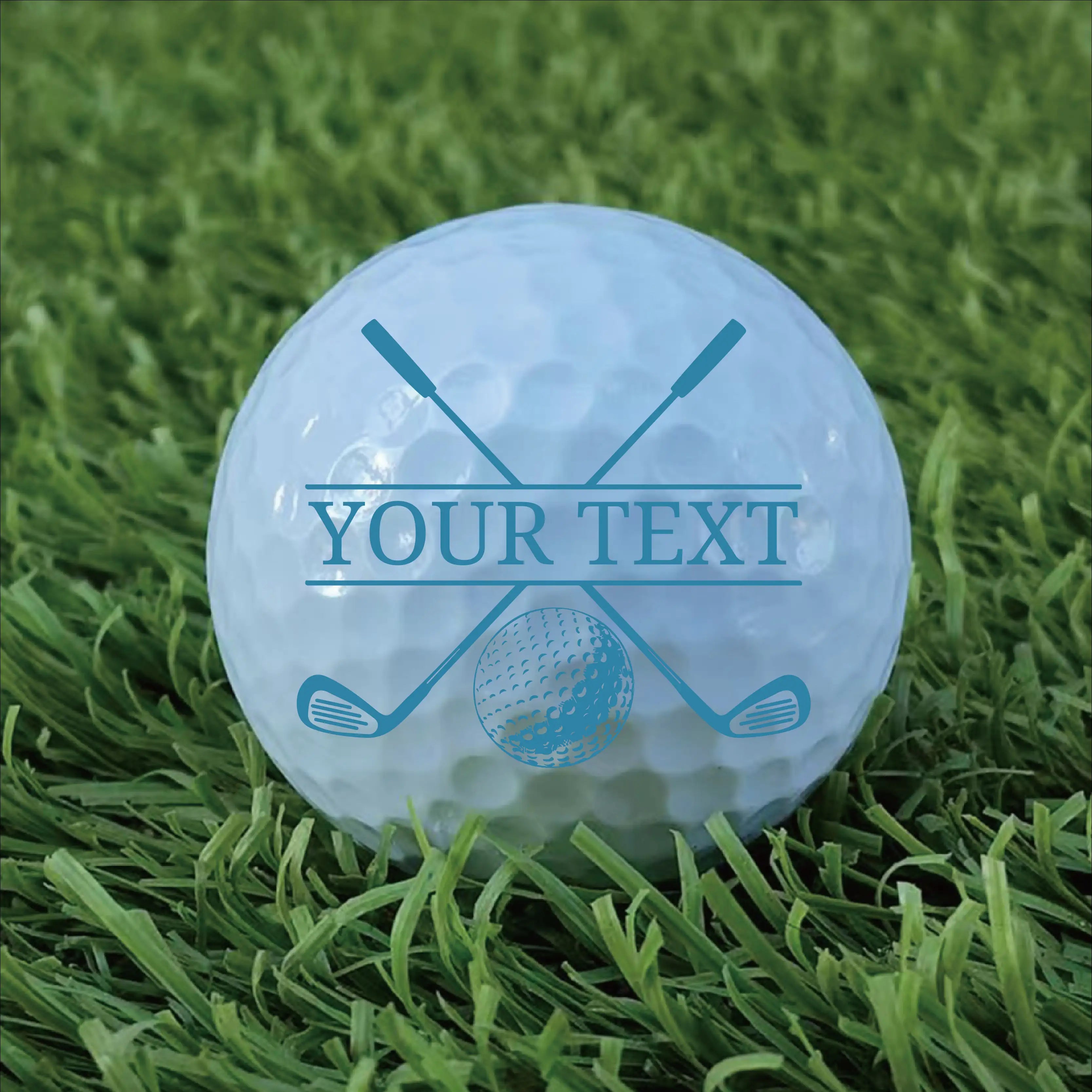 Slandase Customization Your Text Golf Ball Stamp Set