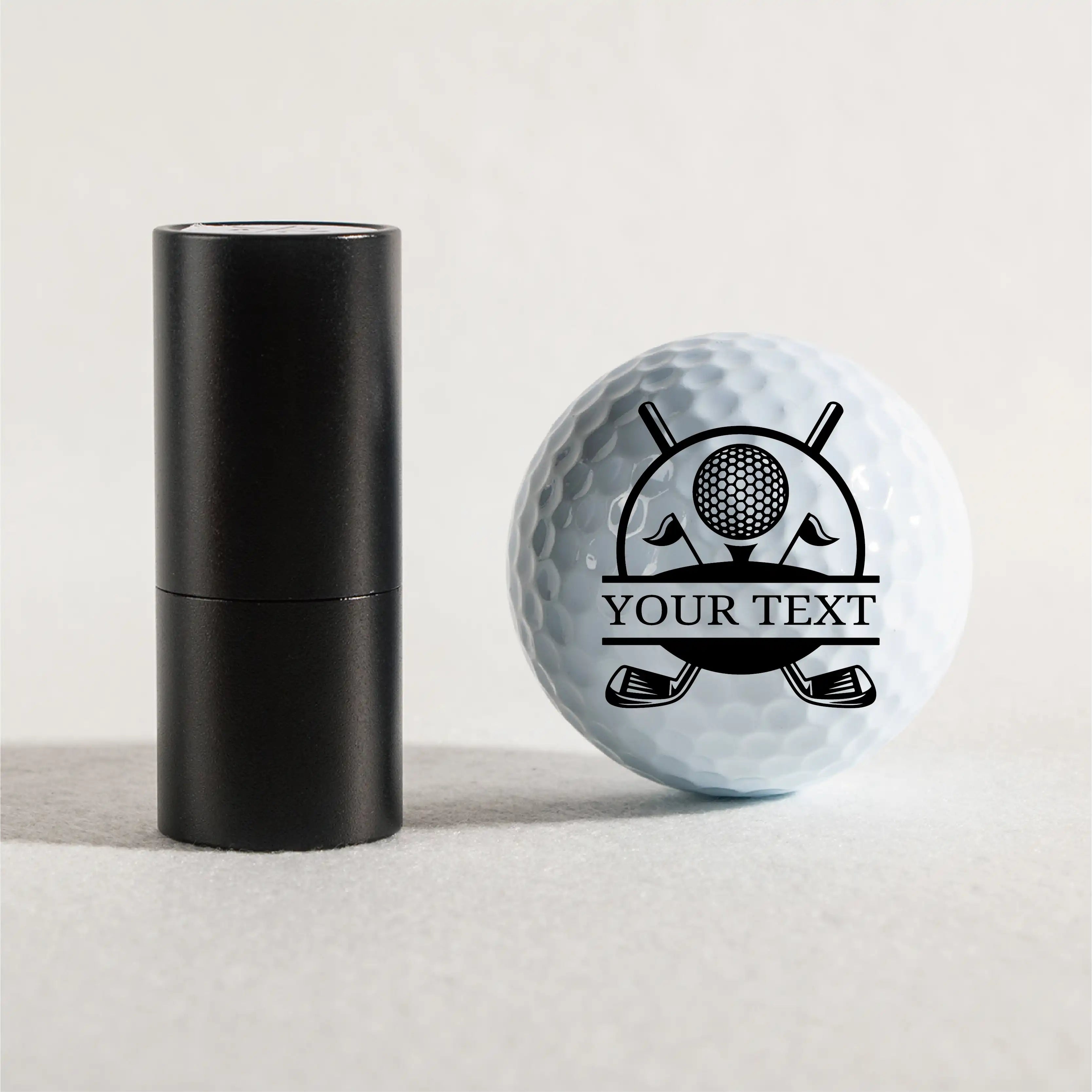 Slandase Customized with Name Golf Ball Stamp Set