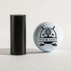 Slandase Customized with Name Golf Ball Stamp Set