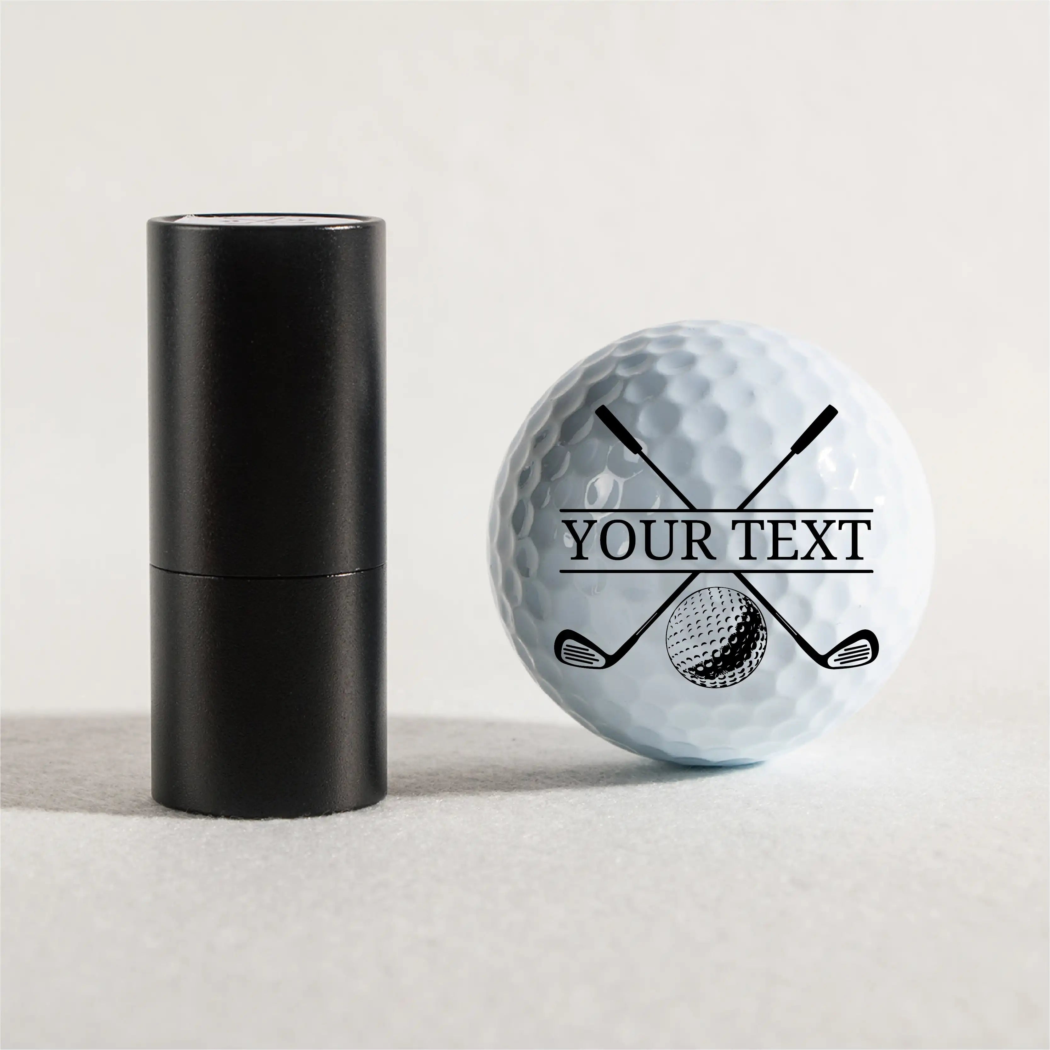 Slandase Customization Your Text Golf Ball Stamp Set
