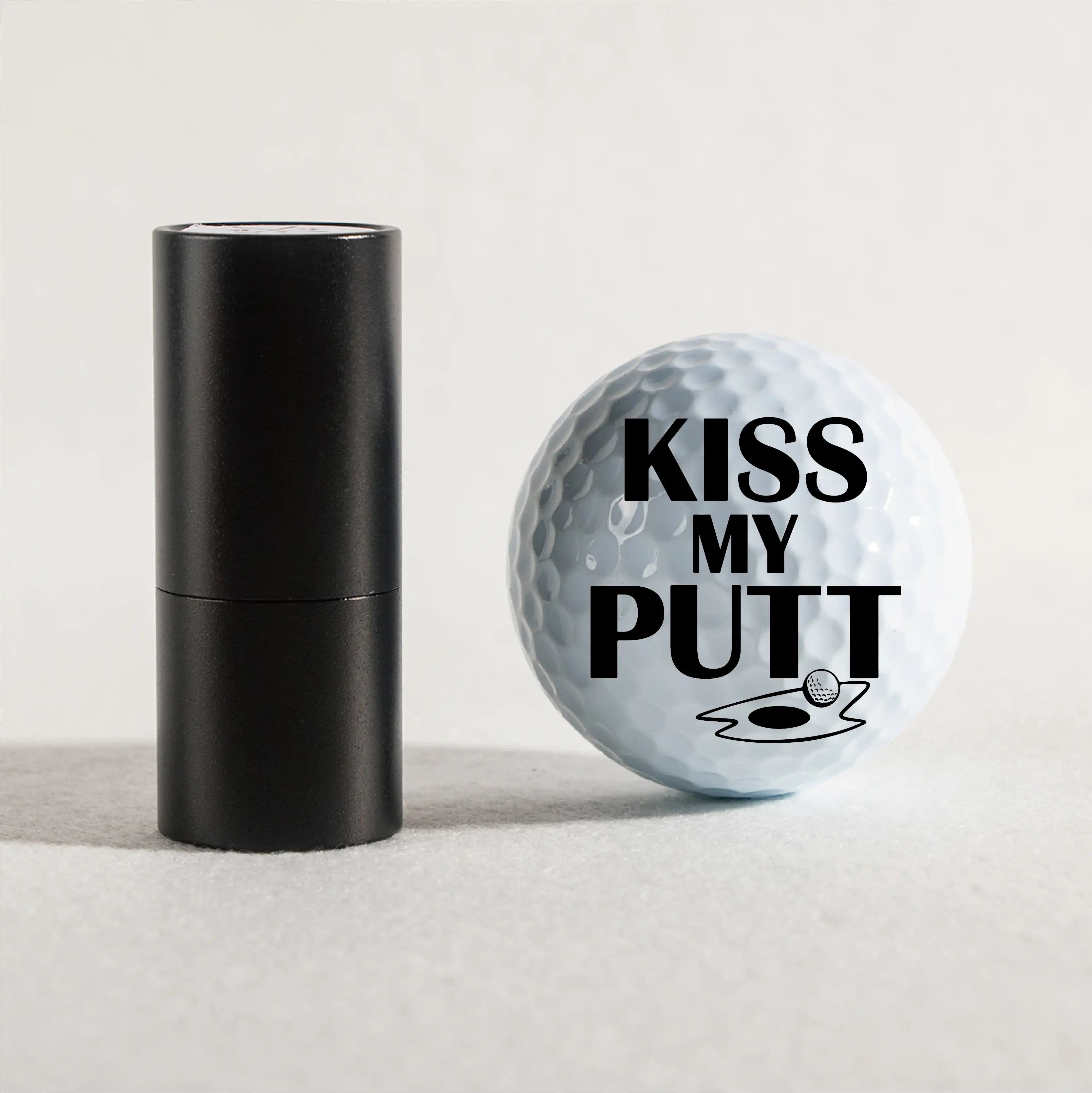 Slandase Kiss My Putt Golf Ball Stamp