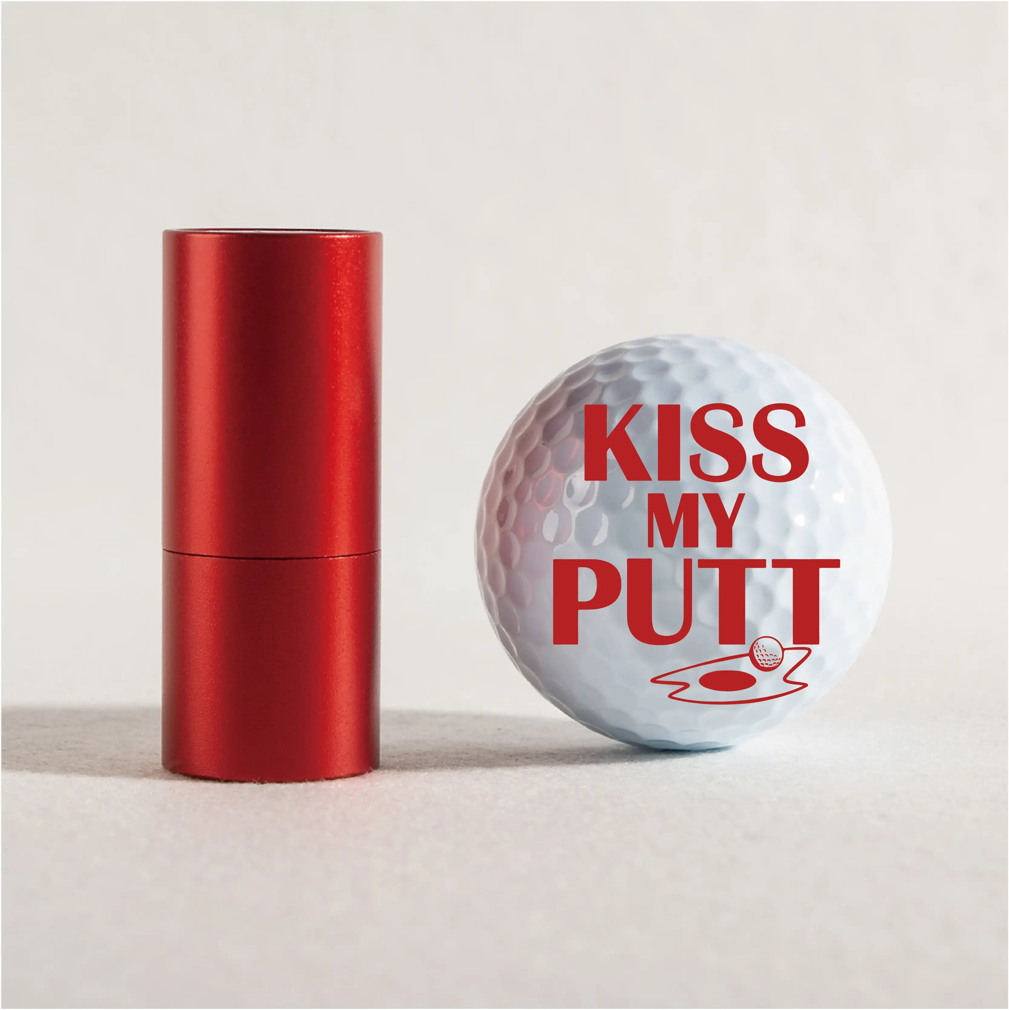 Slandase Kiss My Putt Golf Ball Stamp