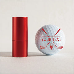Slandase Personalized Golf Ball Stamp Set