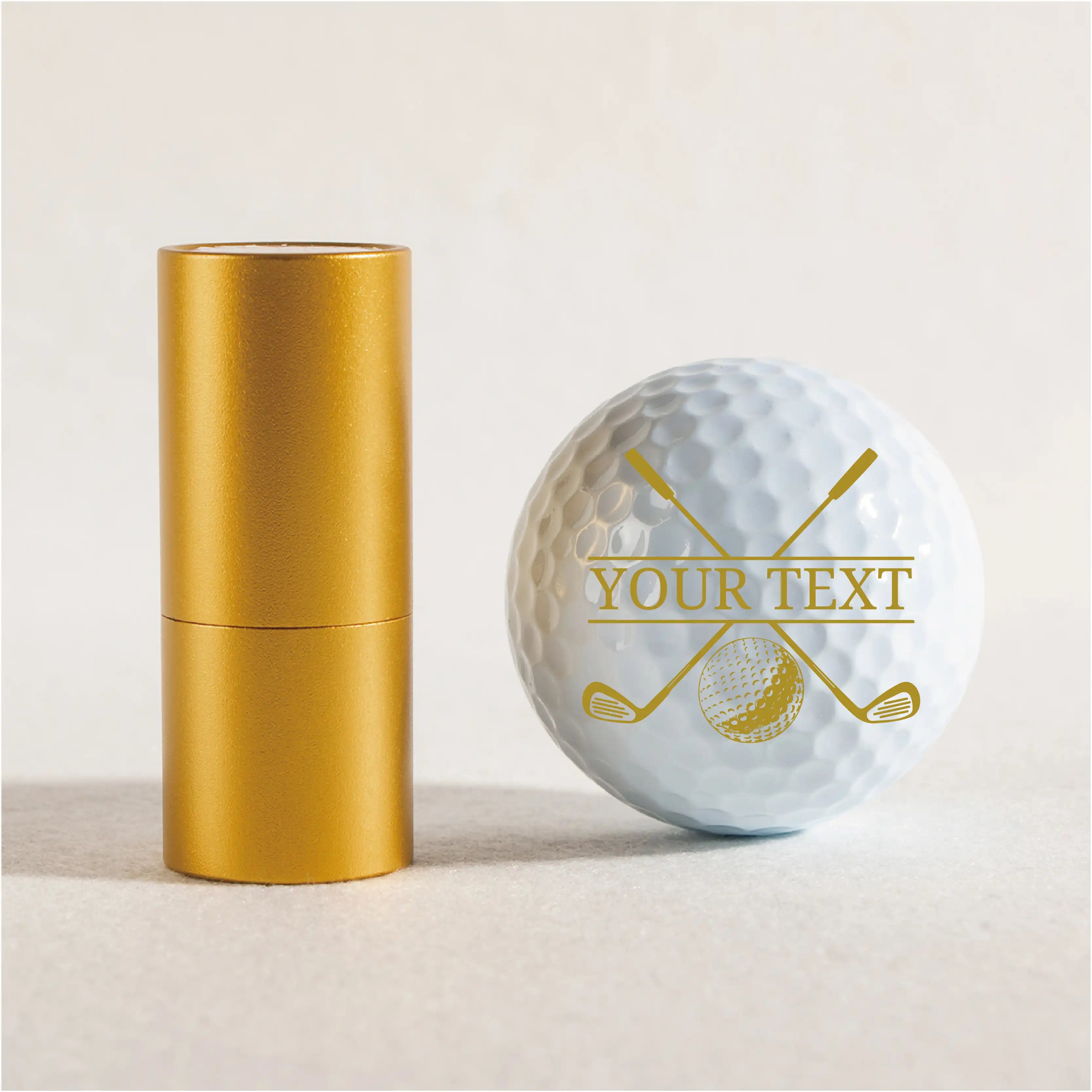 Slandase Customization Your Text Golf Ball Stamp Set