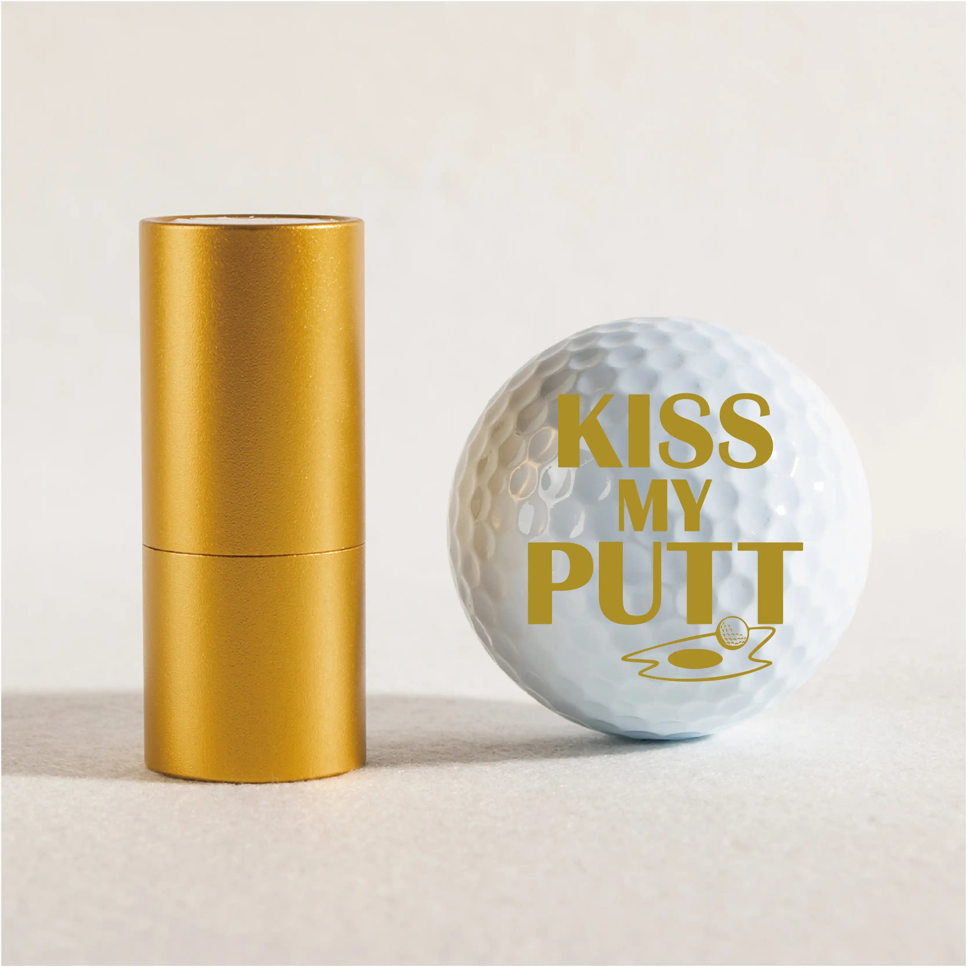 Slandase Kiss My Putt Golf Ball Stamp