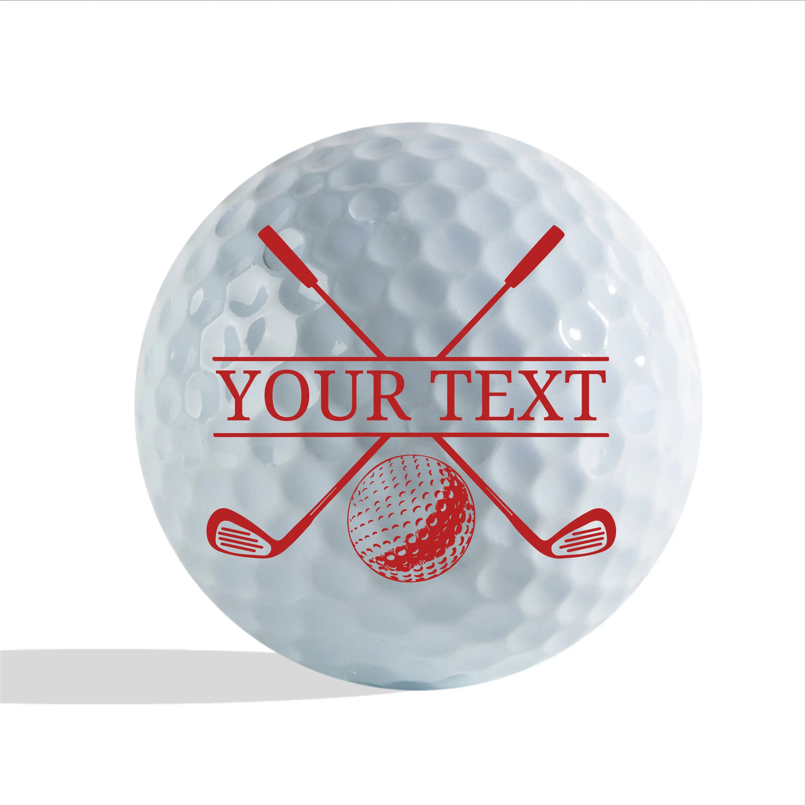 Slandase Customization Your Text Golf Ball Stamp Set