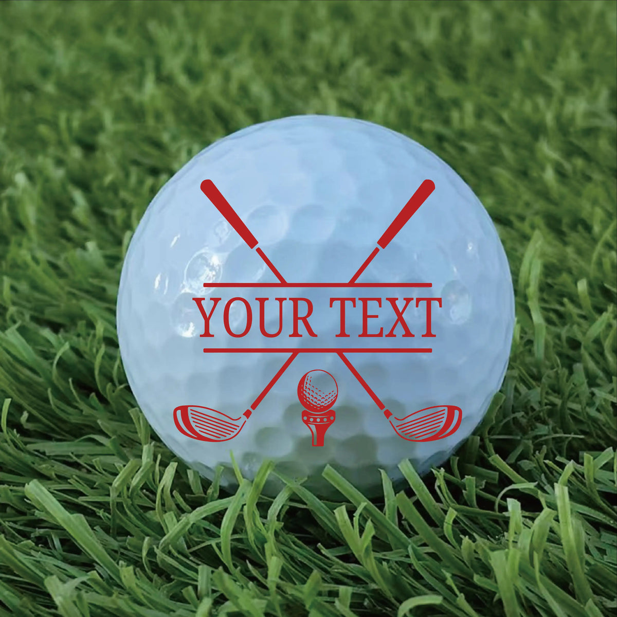 Slandase Personalized Golf Ball Stamp Set