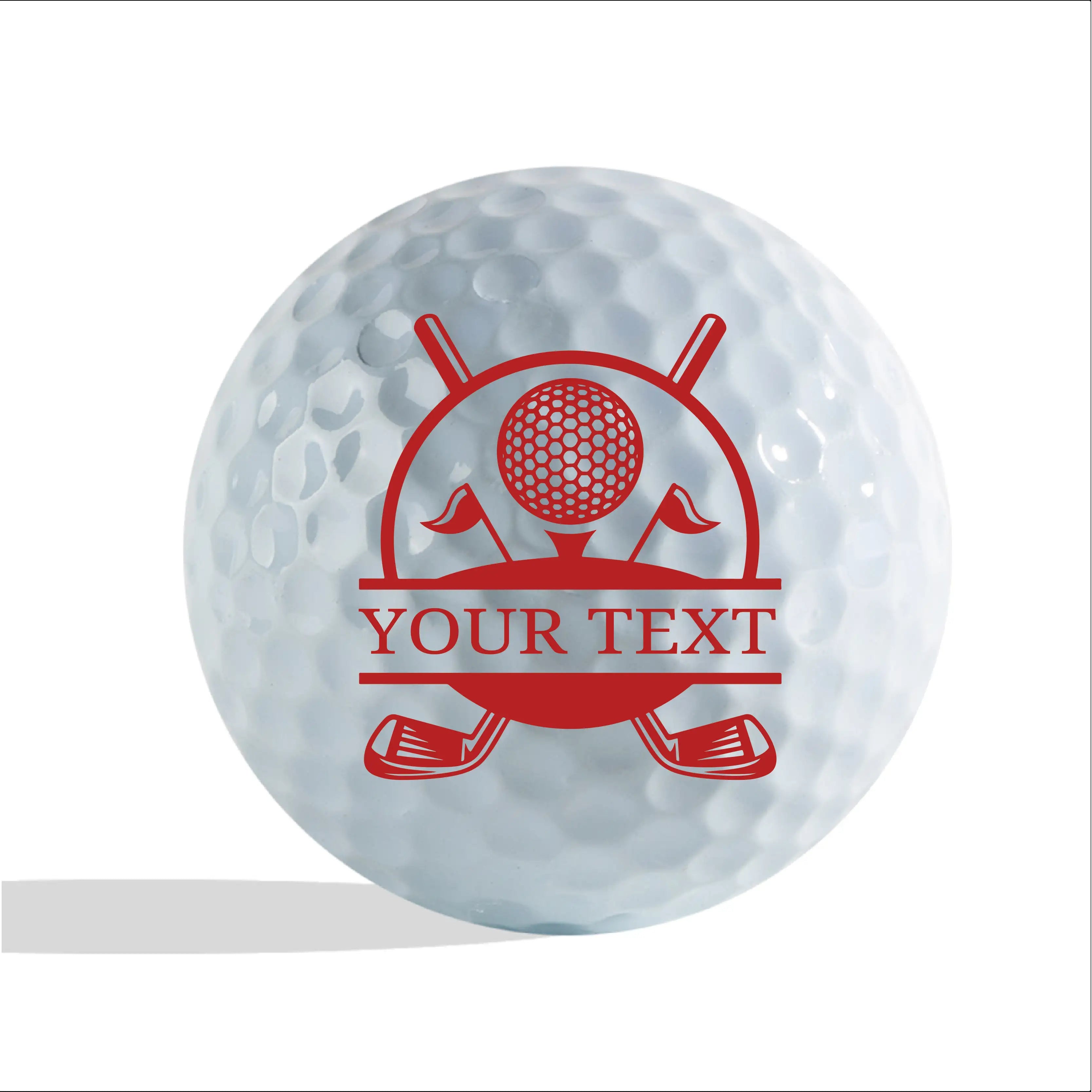 Slandase Customized with Name Golf Ball Stamp Set