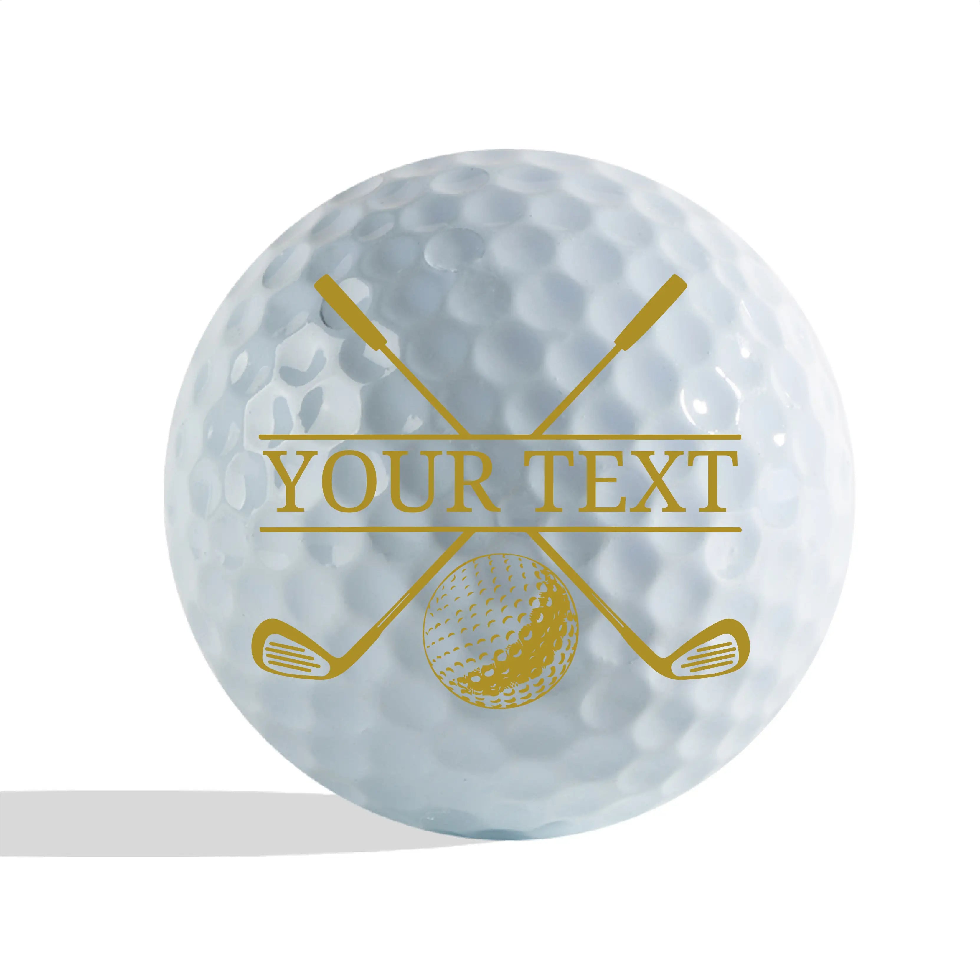 Slandase Customization Your Text Golf Ball Stamp Set