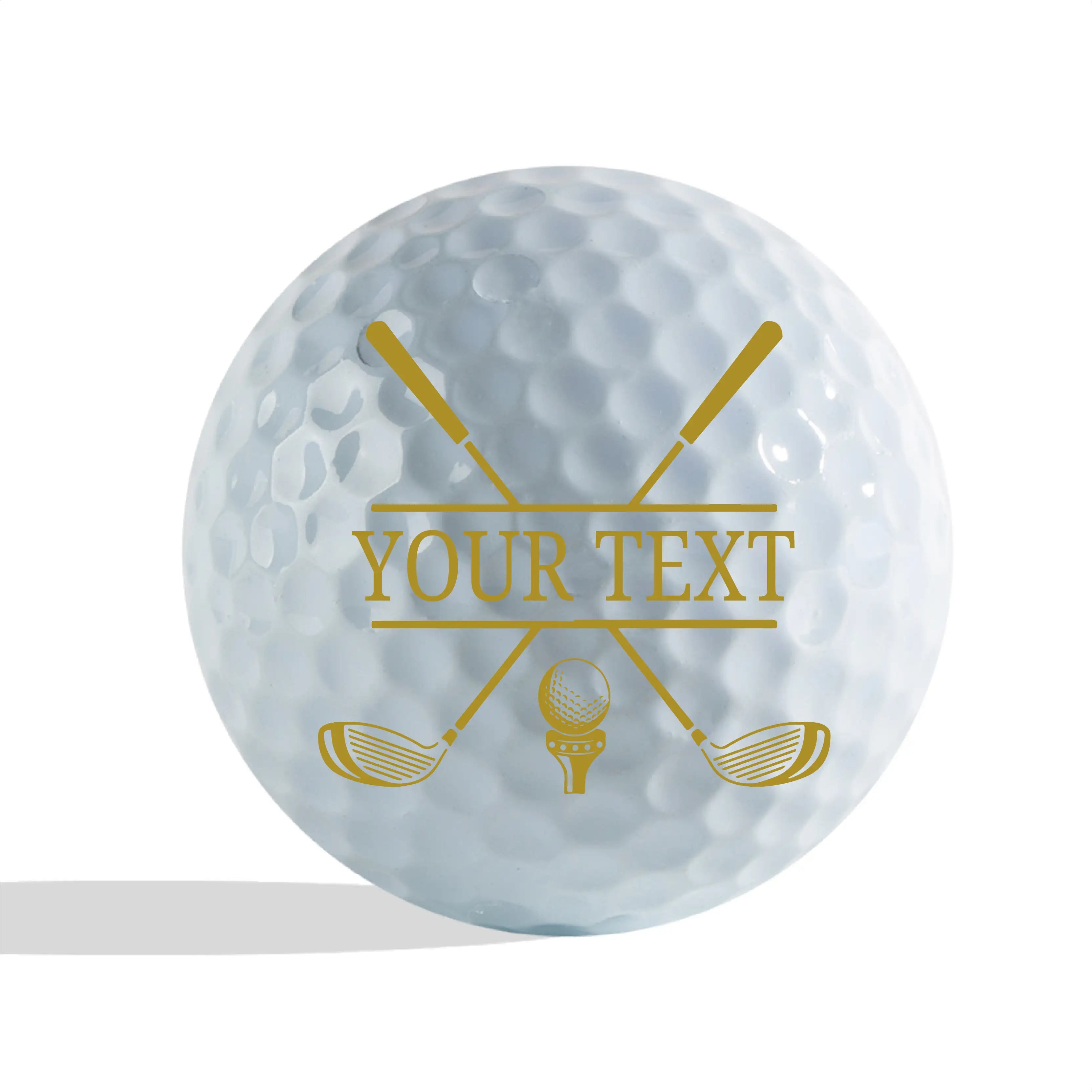Slandase Personalized Golf Ball Stamp Set