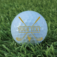 Slandase Personalized Golf Ball Stamp Set